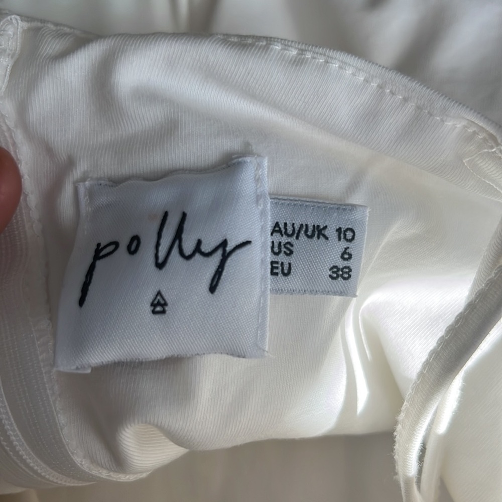 WHITE PRINCESS POLLY DRESS - Picture 7 of 7